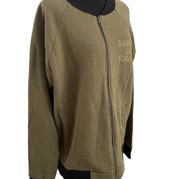 Assholes live forever Zip Up Sweater Jacket size XL - Picture 6 of 11